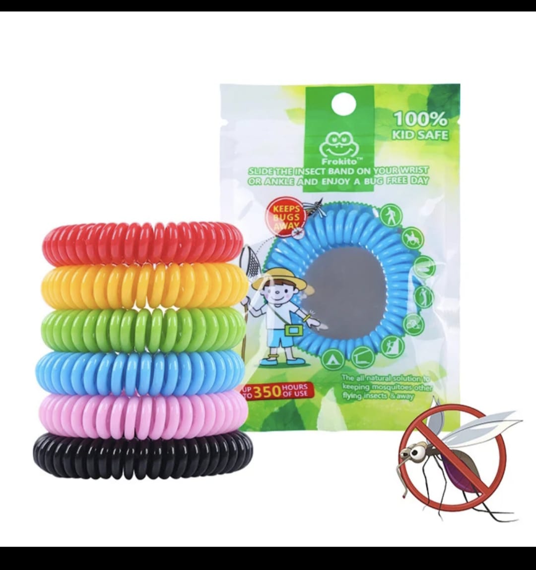 💎Bracelet Anti-Moustique – Lot de 12 pièces 🦟