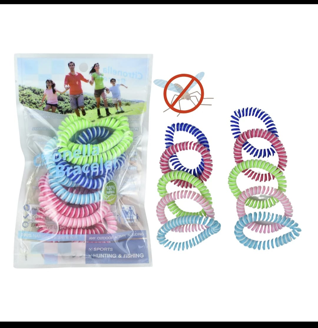 💎Bracelet Anti-Moustique – Lot de 12 pièces 🦟