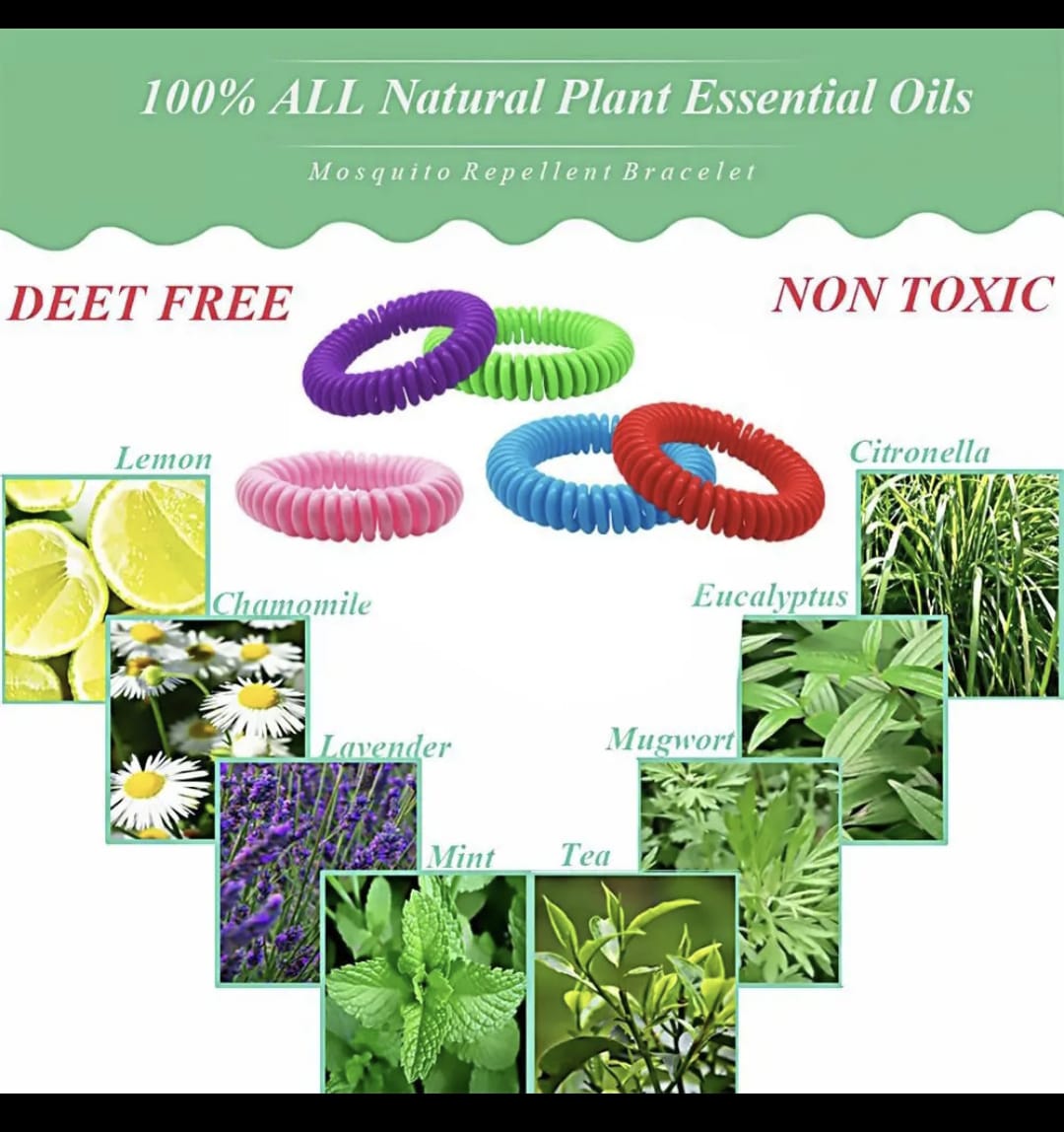 💎Bracelet Anti-Moustique – Lot de 12 pièces 🦟