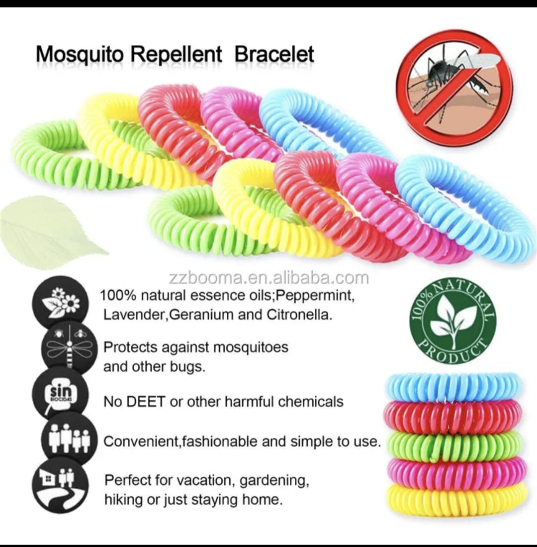 💎Bracelet Anti-Moustique – Lot de 12 pièces 🦟