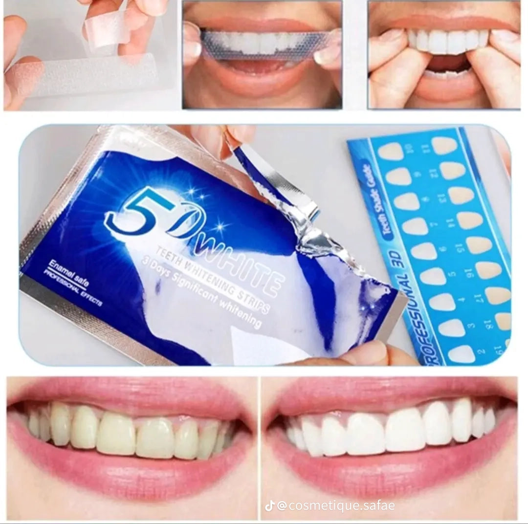 🦷✨ Bands Blanchissantes 5D